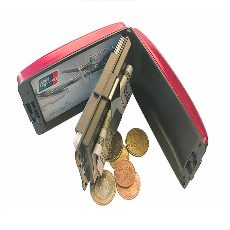 Aluminum RFID Blocking Wallet Card Holder